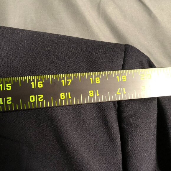 Jos. A. Bank Mens Blazer Jacket 42R Navy Wool Blend Classic Fit Double Button - Picture 11 of 16